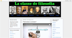 Desktop Screenshot of classedefilosofia.blogspot.com