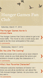 Mobile Screenshot of hungergamesfanclubs.blogspot.com