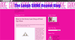 Desktop Screenshot of laughshinerepeat.blogspot.com