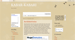 Desktop Screenshot of kabar-kabari.blogspot.com