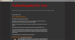 Desktop Screenshot of futbolespanolenvivo.blogspot.com