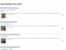 Tablet Screenshot of leefamilyfunlife.blogspot.com