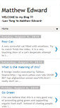Mobile Screenshot of matthew-edward.blogspot.com