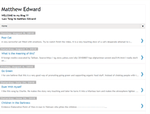 Tablet Screenshot of matthew-edward.blogspot.com