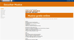 Desktop Screenshot of escucharmusica1.blogspot.com