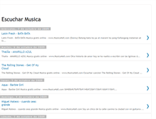 Tablet Screenshot of escucharmusica1.blogspot.com