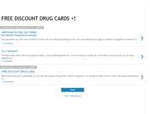 Tablet Screenshot of freedrugcardz.blogspot.com