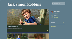 Desktop Screenshot of jacksimonrobbins.blogspot.com