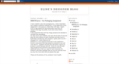 Desktop Screenshot of elisesdesignerblog.blogspot.com