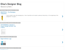 Tablet Screenshot of elisesdesignerblog.blogspot.com