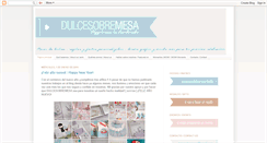 Desktop Screenshot of dulcesobremesa.blogspot.com