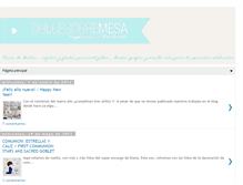 Tablet Screenshot of dulcesobremesa.blogspot.com
