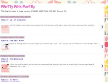 Tablet Screenshot of pinkpoem.blogspot.com