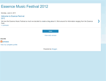 Tablet Screenshot of essencefestival2012.blogspot.com