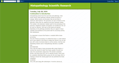 Desktop Screenshot of histoscienceresearch.blogspot.com
