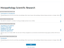 Tablet Screenshot of histoscienceresearch.blogspot.com