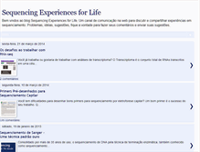 Tablet Screenshot of lifesequencing.blogspot.com