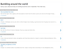 Tablet Screenshot of bumblingworld.blogspot.com