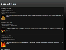 Tablet Screenshot of goccedinote.blogspot.com