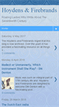 Mobile Screenshot of hoydensandfirebrands.blogspot.com