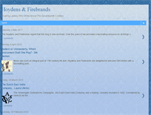 Tablet Screenshot of hoydensandfirebrands.blogspot.com