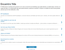 Tablet Screenshot of encuentrovida.blogspot.com