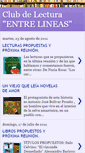 Mobile Screenshot of entrelineasludicum.blogspot.com