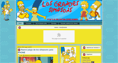 Desktop Screenshot of losgrandessimpsons.blogspot.com