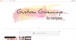 Desktop Screenshot of gustosa-giveaways.blogspot.com