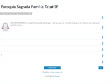 Tablet Screenshot of paroquia-sagrada-familia.blogspot.com