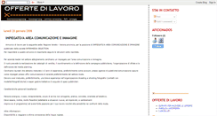 Desktop Screenshot of offerte-lavoro.blogspot.com