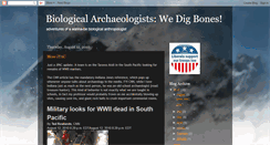 Desktop Screenshot of bioarchaeologist.blogspot.com