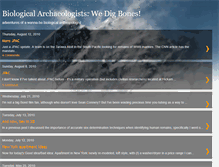Tablet Screenshot of bioarchaeologist.blogspot.com