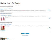 Tablet Screenshot of haveaheartforcasper.blogspot.com