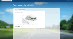 Desktop Screenshot of earnmoneyby-internet.blogspot.com