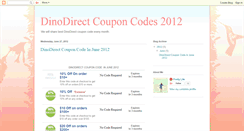 Desktop Screenshot of dinodirectcoupon.blogspot.com