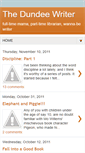 Mobile Screenshot of dundeewriter.blogspot.com