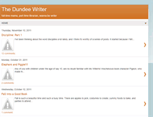 Tablet Screenshot of dundeewriter.blogspot.com