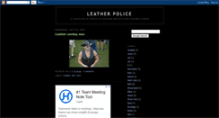 Desktop Screenshot of leatherpolice.blogspot.com