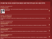 Tablet Screenshot of forumservidoresdorecife.blogspot.com