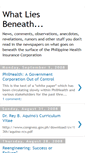 Mobile Screenshot of beneathphilhealth.blogspot.com