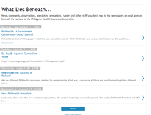 Tablet Screenshot of beneathphilhealth.blogspot.com