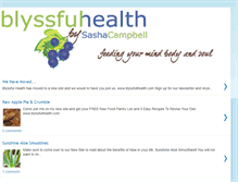 Tablet Screenshot of blyssfulhealth.blogspot.com