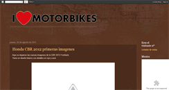 Desktop Screenshot of ilovemotorbikes.blogspot.com