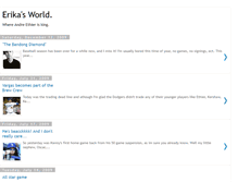 Tablet Screenshot of erikasworld16.blogspot.com