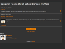 Tablet Screenshot of benjaminhuencportfolio.blogspot.com
