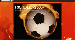 Desktop Screenshot of footballersgoal.blogspot.com