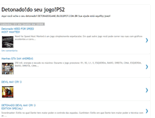 Tablet Screenshot of detonadogame.blogspot.com
