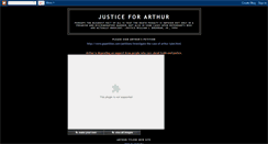 Desktop Screenshot of justiceforarthurtyler.blogspot.com