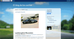 Desktop Screenshot of elblogdeloscoches.blogspot.com